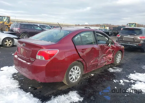 2014 Subaru Impreza 2.0I from USA, damaged, VIN JF1GJAA66EH012513